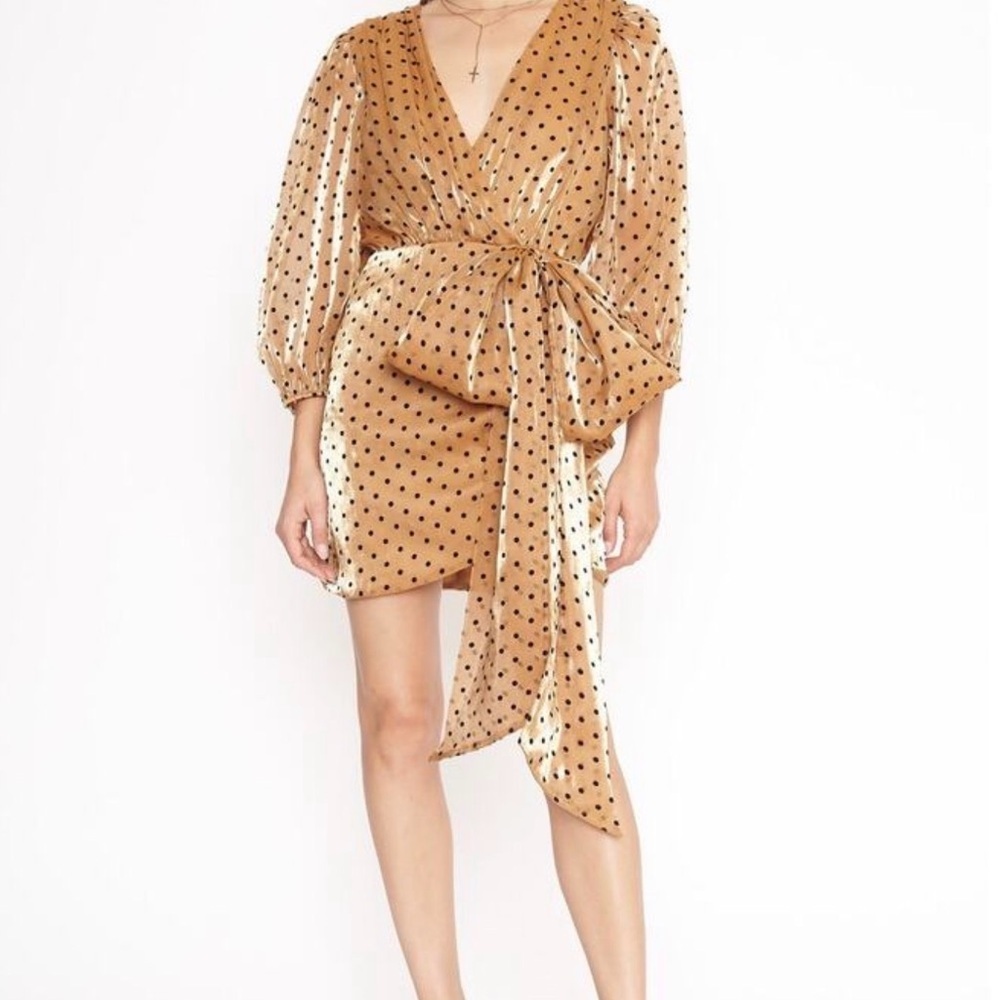 4SI3NNA Alora Polka Dot Dress